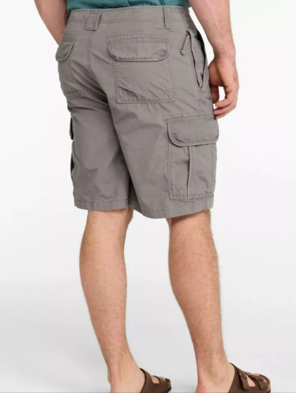 L.L. Bean Gray Men's Cargo Shorts — Utility Pocket Style